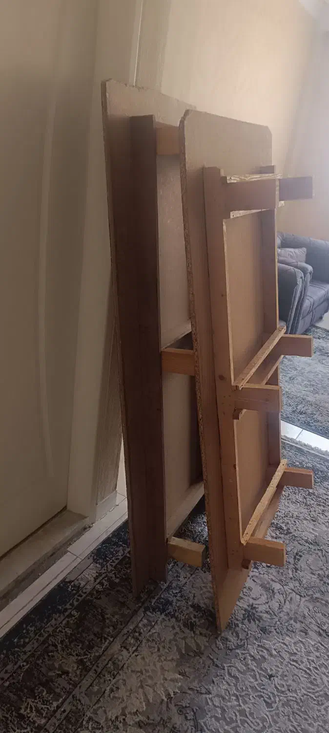 پایه چوبی تخت دونفره|تخت و سرویس خواب|تهران, وحیدیه|دیوار