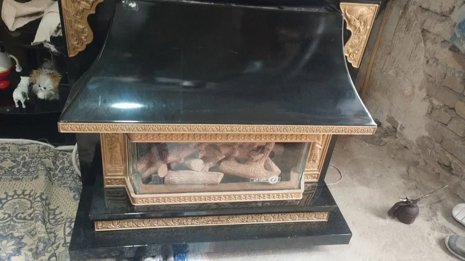 بخاری جفت مشعل ۱۰۰کیلویی چدن|بخاری، هیتر، شومینه|مرند, |دیوار