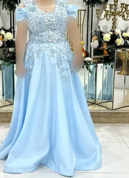 لباس مجلسی ساتن آمریکایی کارشده|لباس|رشت, استقامت ۱|دیوار