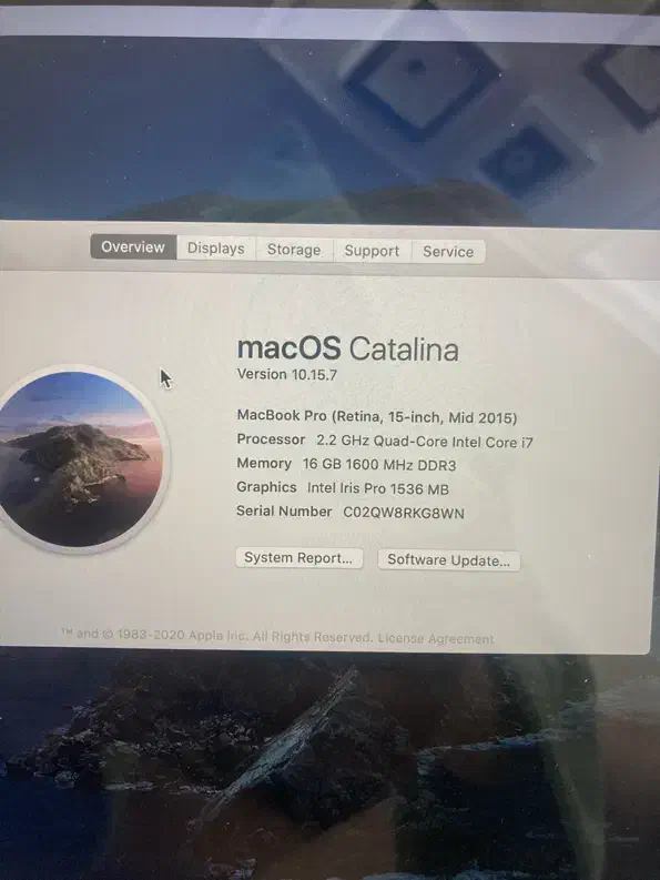مک بوک پرو اپل ۱۵ اینچ|رایانه همراه|مشهد, سرافرازان|دیوار