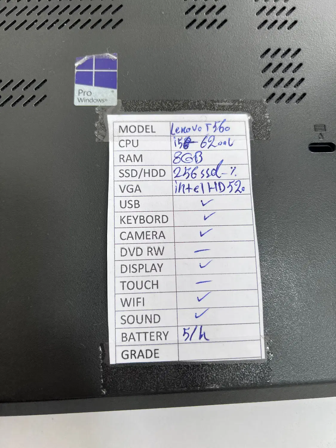 lenovo t560|رایانه همراه|سنندج, |دیوار