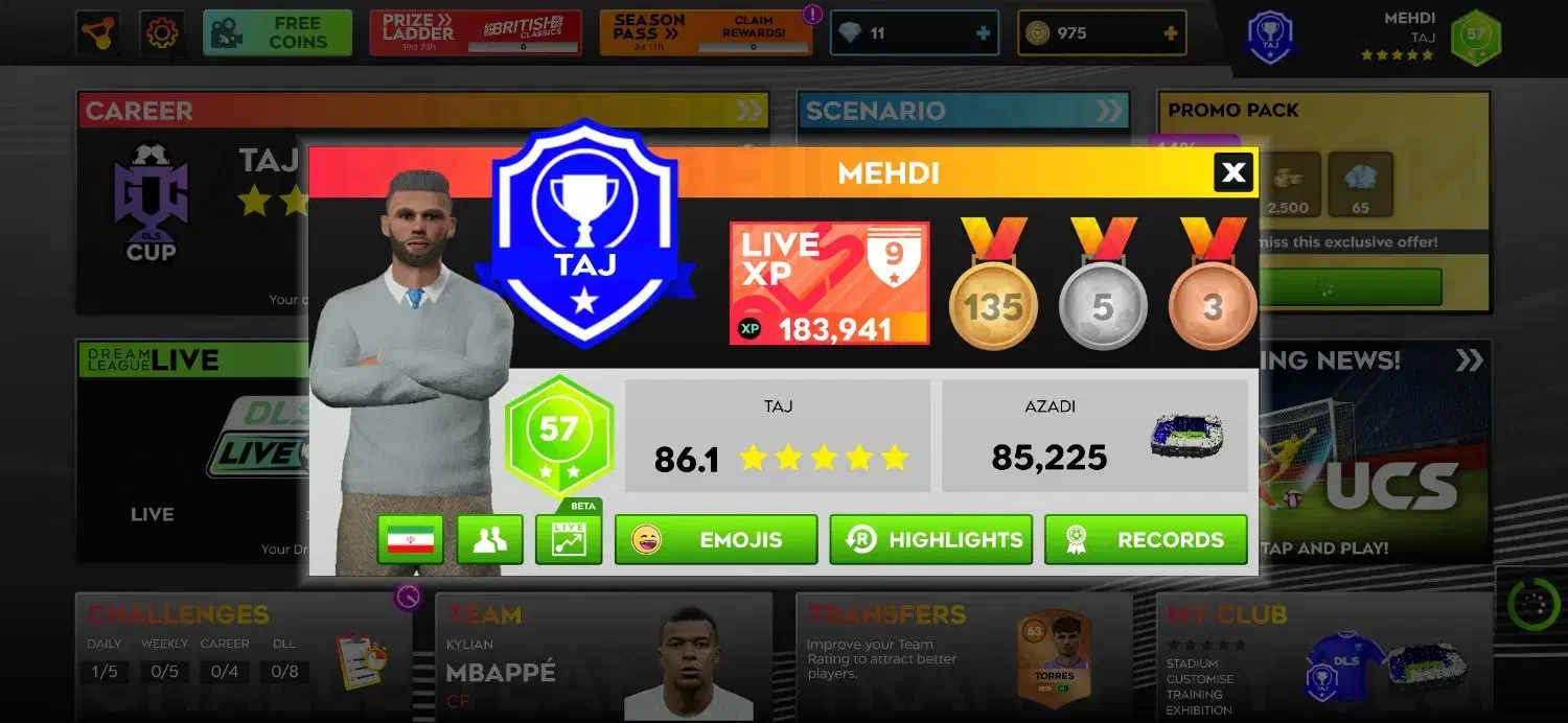 اکانت دریم لیگ dls|کنسول، بازی ویدئویی و آنلاین|رشت, پارک شهر|دیوار