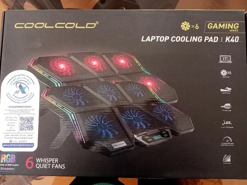 کول پد k-40|قطعات و لوازم جانبی رایانه|قم, بنیاد|دیوار