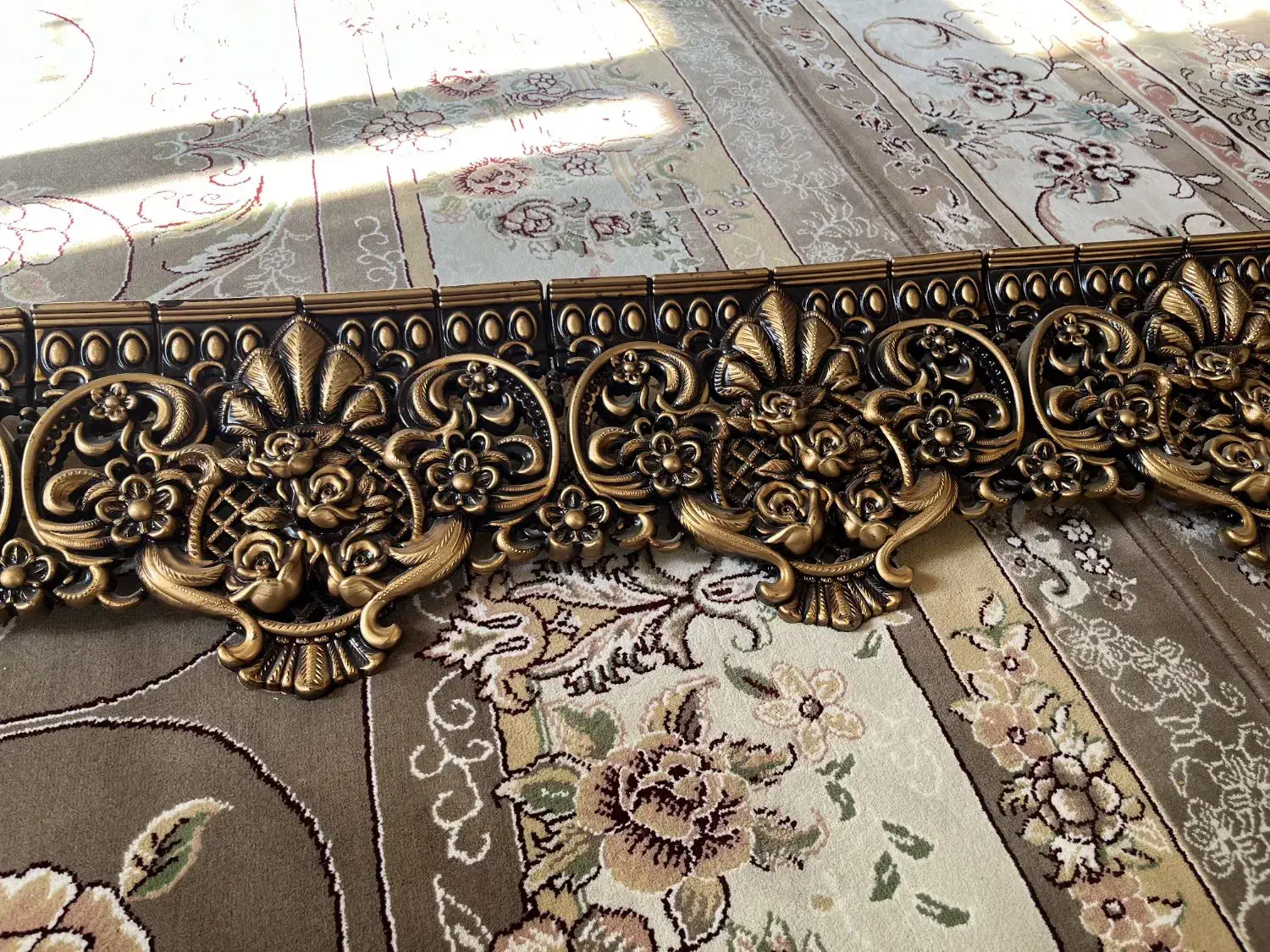 کتیبه پرده طلایی ۶متر|پرده، رانر، رومیزی|الیگودرز, |دیوار