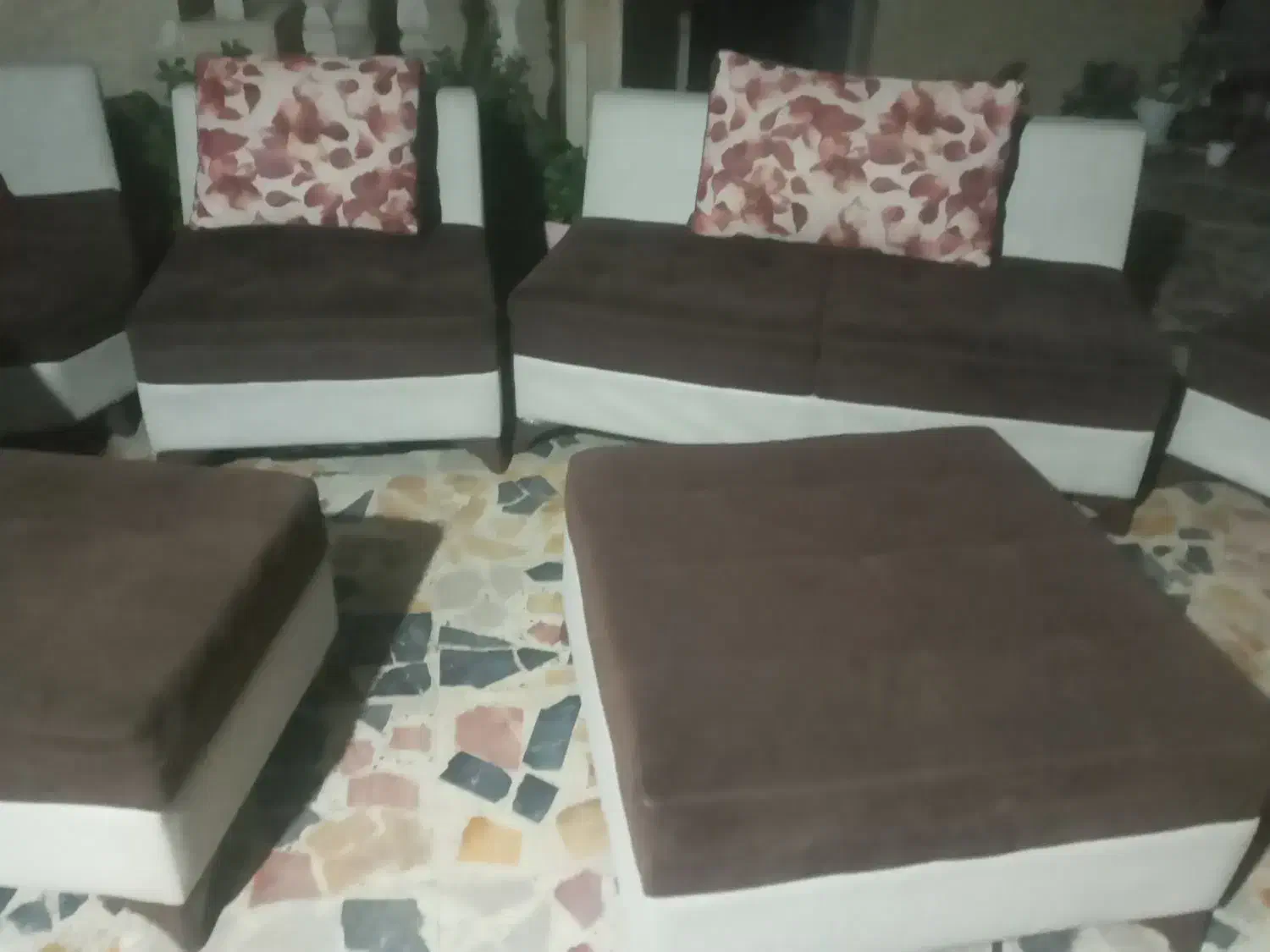 فروش فوری سرویس مبل ۹نفره|مبلمان خانگی و میز عسلی|قائم‌شهر, |دیوار