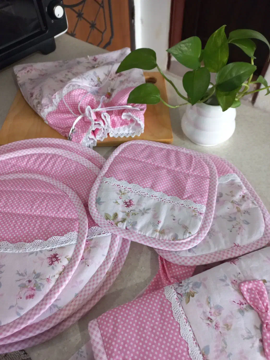 دوخت سرویس آشپزخونه|سفره، حوله، دستمال آشپزخانه|شیراز, پودنک|دیوار