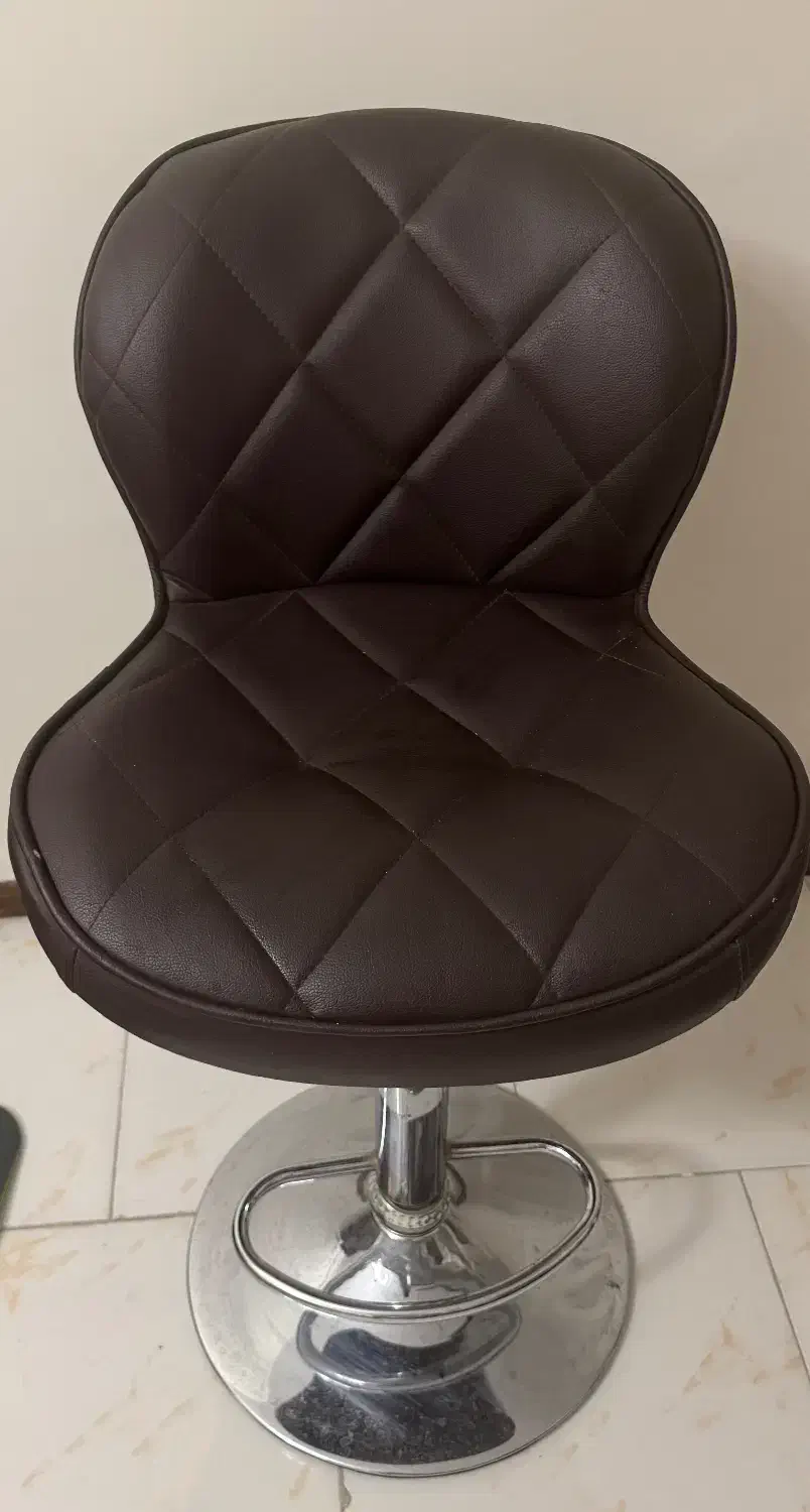 صندلی کانتر چرم جکدار|صندلی و نیمکت|تهران, ازگل|دیوار