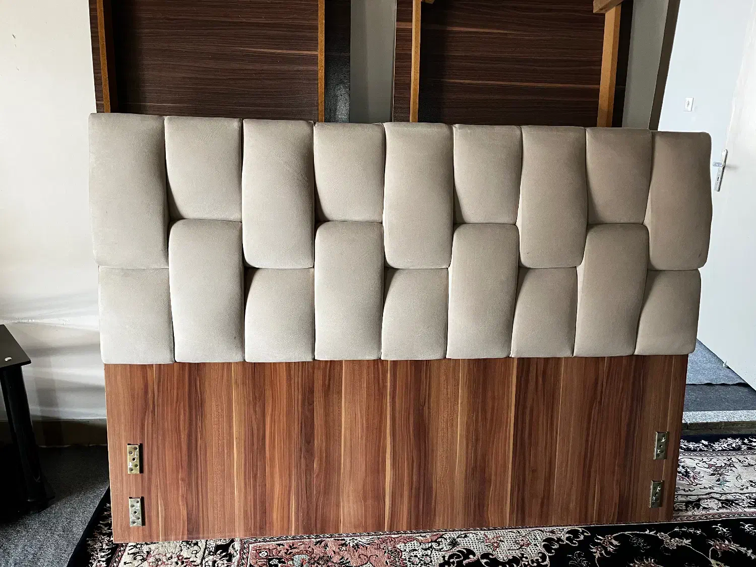 تخت دو نفره ام دی اف|تخت و سرویس خواب|ساری, |دیوار