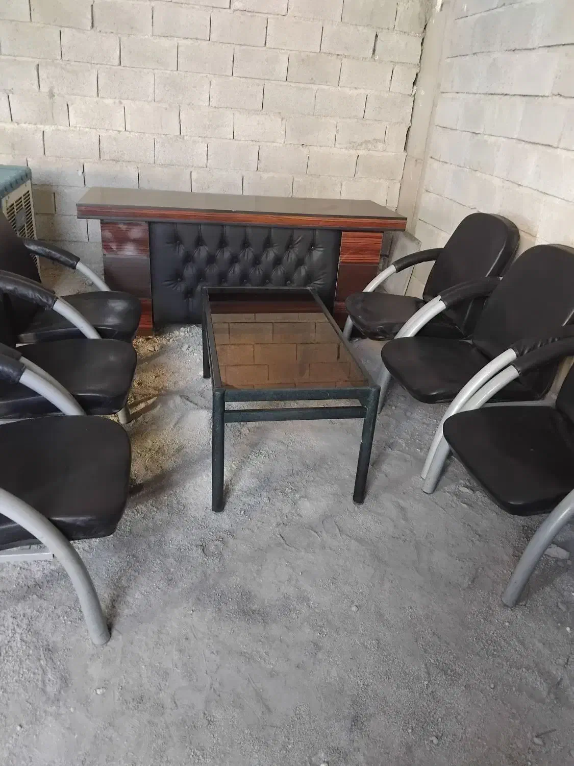 میزمدیریت وصندلی ومیزجلو مبلی فلزی|دفتر کار|رباطکریم, رباطکریم|دیوار