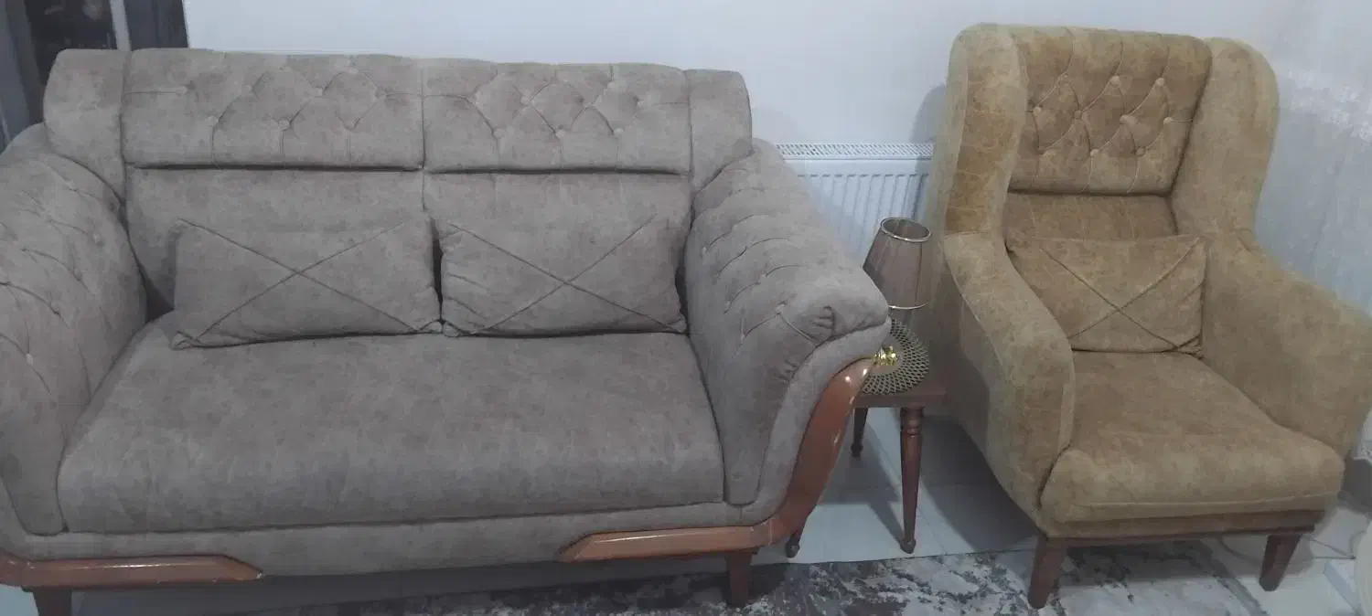 مبل چستر ۹نفره ۲۵میلیون و میز تلوزیون ۲تمن|مبلمان خانگی و میز عسلی|سنندج, |دیوار