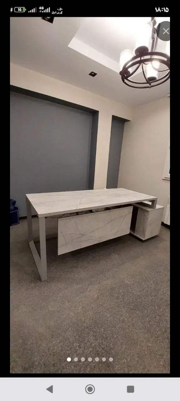 مبلمان سنا میز اداری صندلی لاندا ست مدیریتی|دفتر کار|تهران, دریاچه شهدای خلیج فارس|دیوار