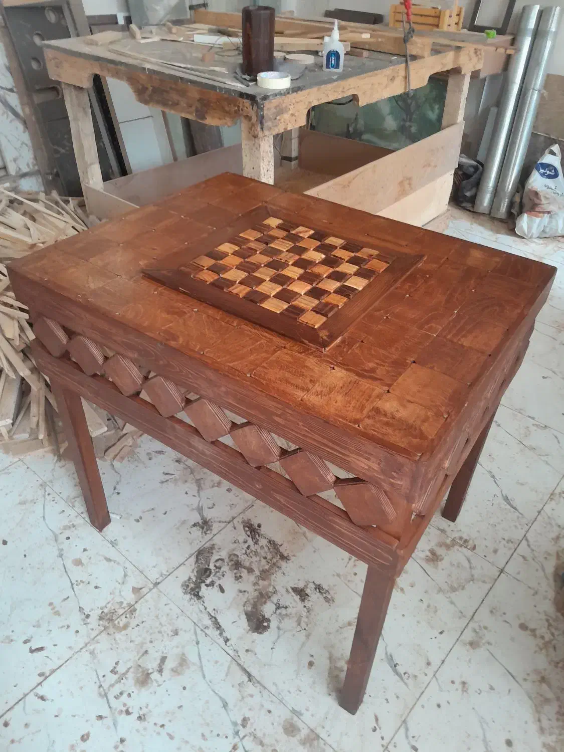 میز شطرنج|مبلمان خانگی و میز عسلی|رباط‌کریم, منجیل آباد|دیوار