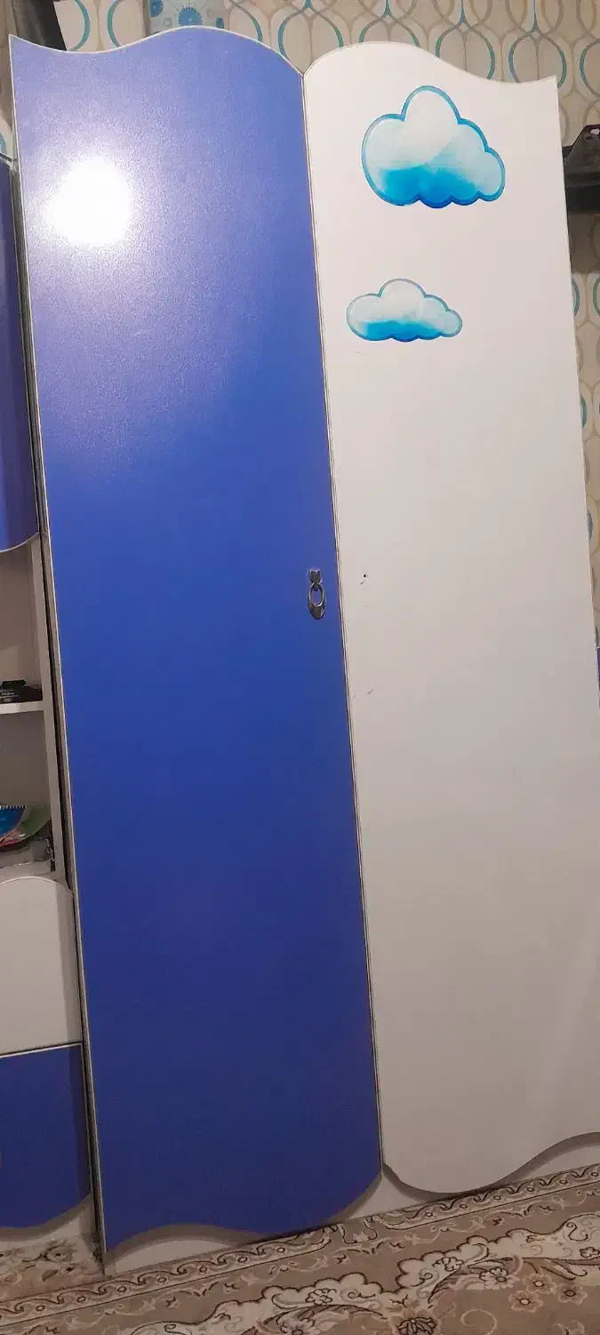 سرویس خواب کامل کودک و نوجوان با ۲ تخت کامل|تخت و سرویس خواب|شیراز, آزادگان|دیوار