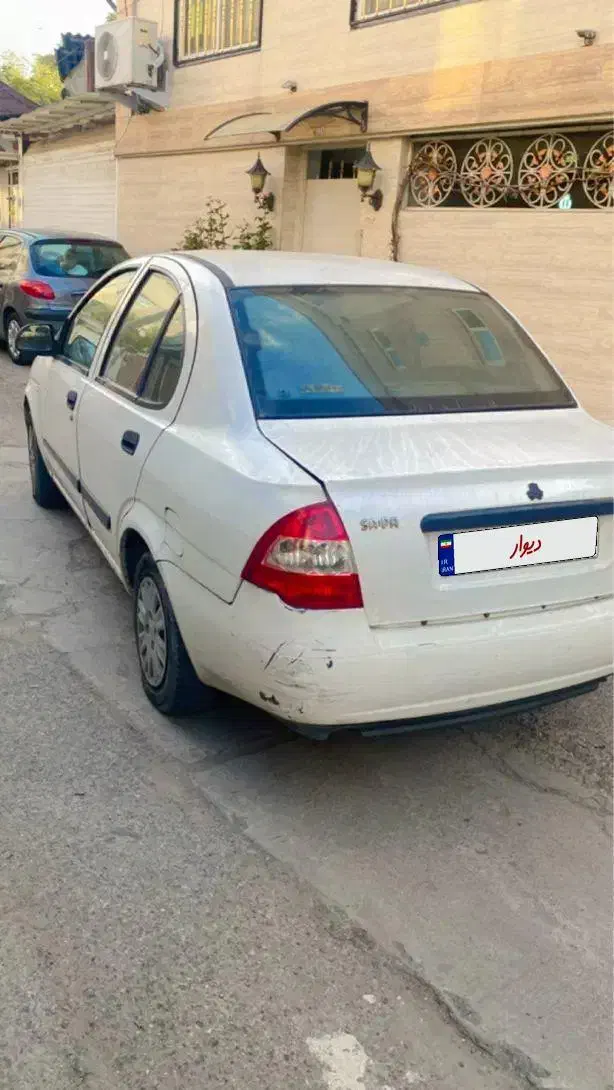 تیبا صندوق دار دولکه رنگ موتوری تمیز|خودرو سواری و وانت|آمل, |دیوار