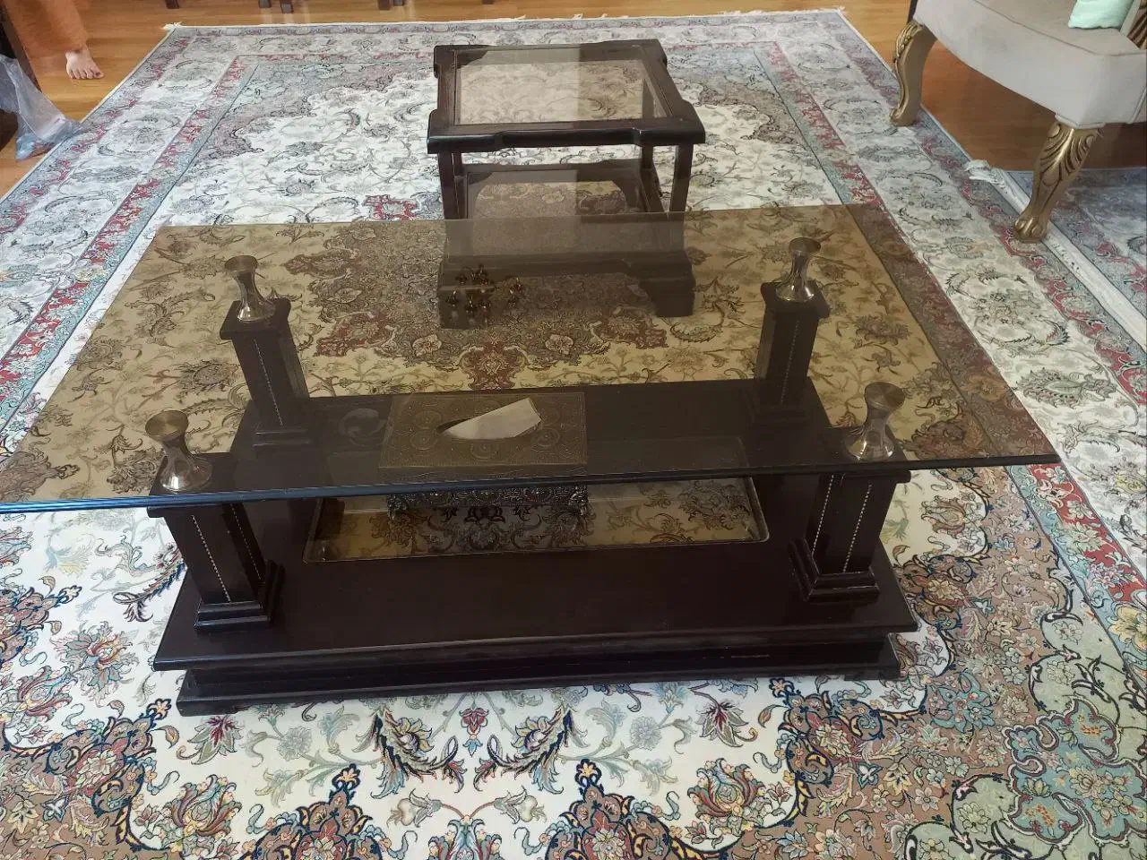 میز جلو مبلی و عسلی شیشه ای|مبلمان خانگی و میز عسلی|تبریز, |دیوار