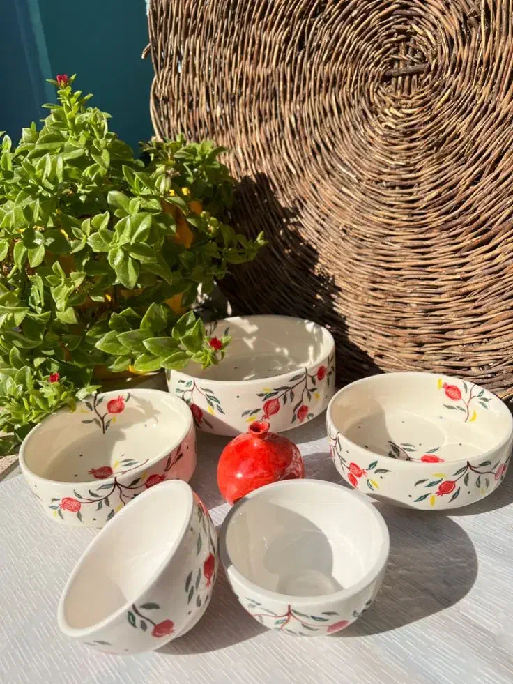 ظروف زیبا طرح انار|صنایع دستی و سایر لوازم تزئینی|بهبهان, |دیوار