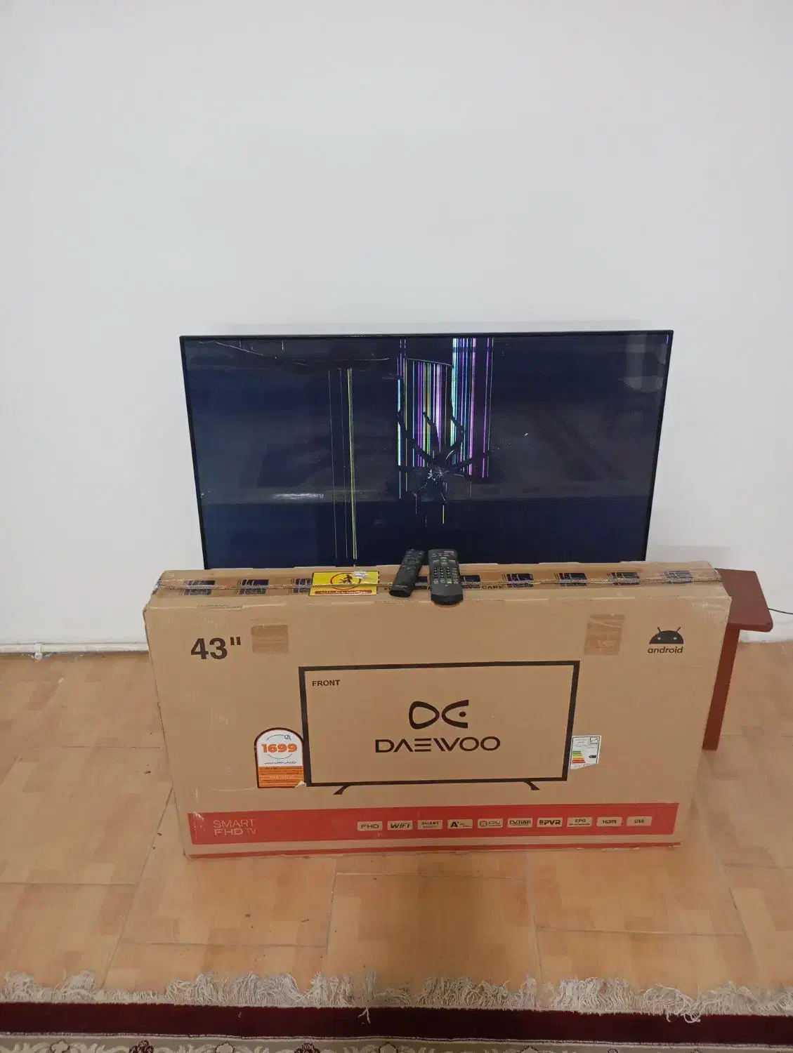 ال ای دی ۴۳دوو.فروش فوری|تلویزیون و پروژکتور|قرچک, پویینک|دیوار