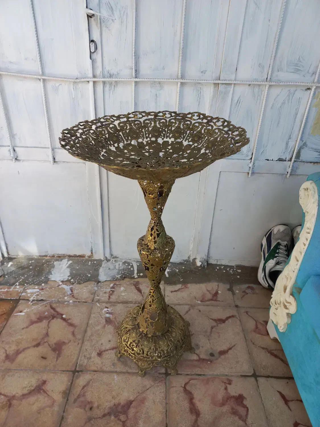 جامیوه ای برنجی|ظروف سرو و پذیرایی|معصومیه, |دیوار