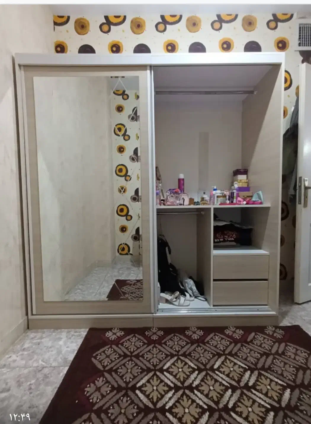 کمد  دیواری ریلی جدا شو|جاکفشی، کمد، دراور|اندیشه, اندیشه فاز ۱|دیوار