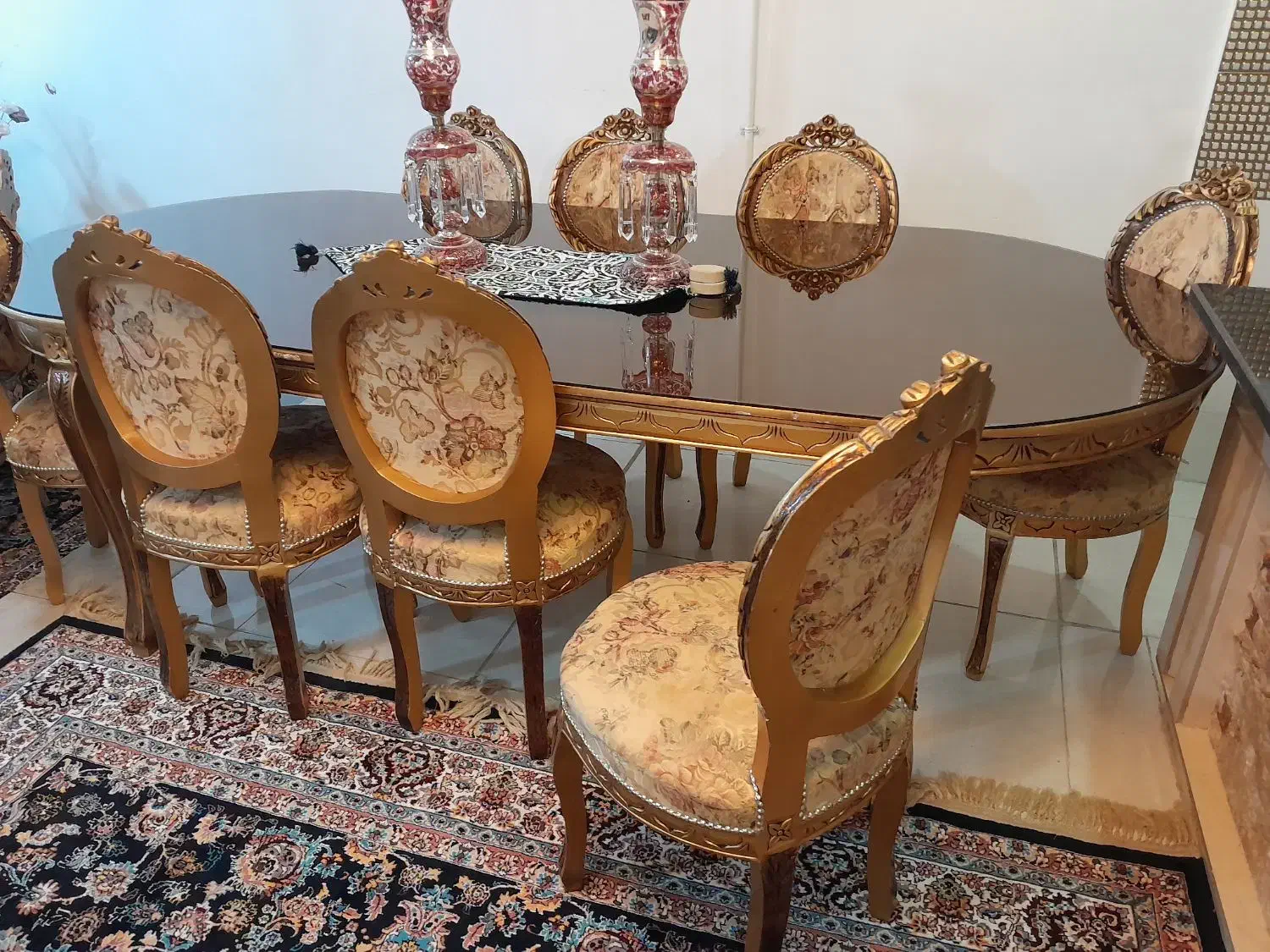 میز نهار خوری|میز و صندلی غذاخوری|کوهدشت, |دیوار