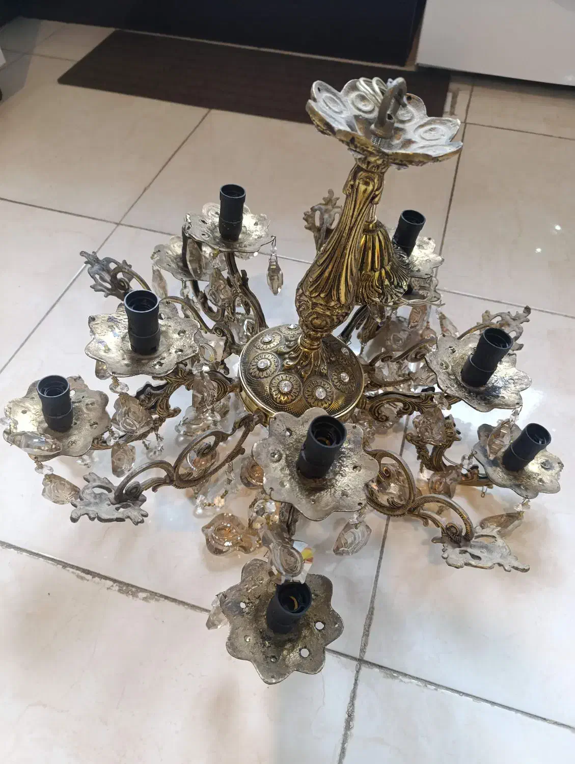 لوستر|لوستر و چراغ آویز|اراک, |دیوار