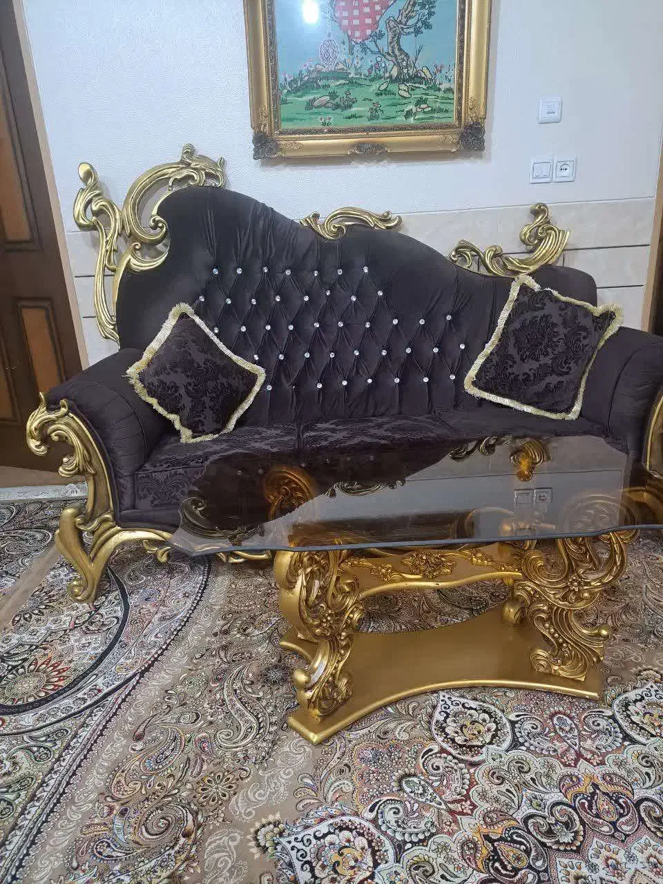 مبل ۷نفره|مبلمان خانگی و میز عسلی|شاهین‌شهر, چمران|دیوار