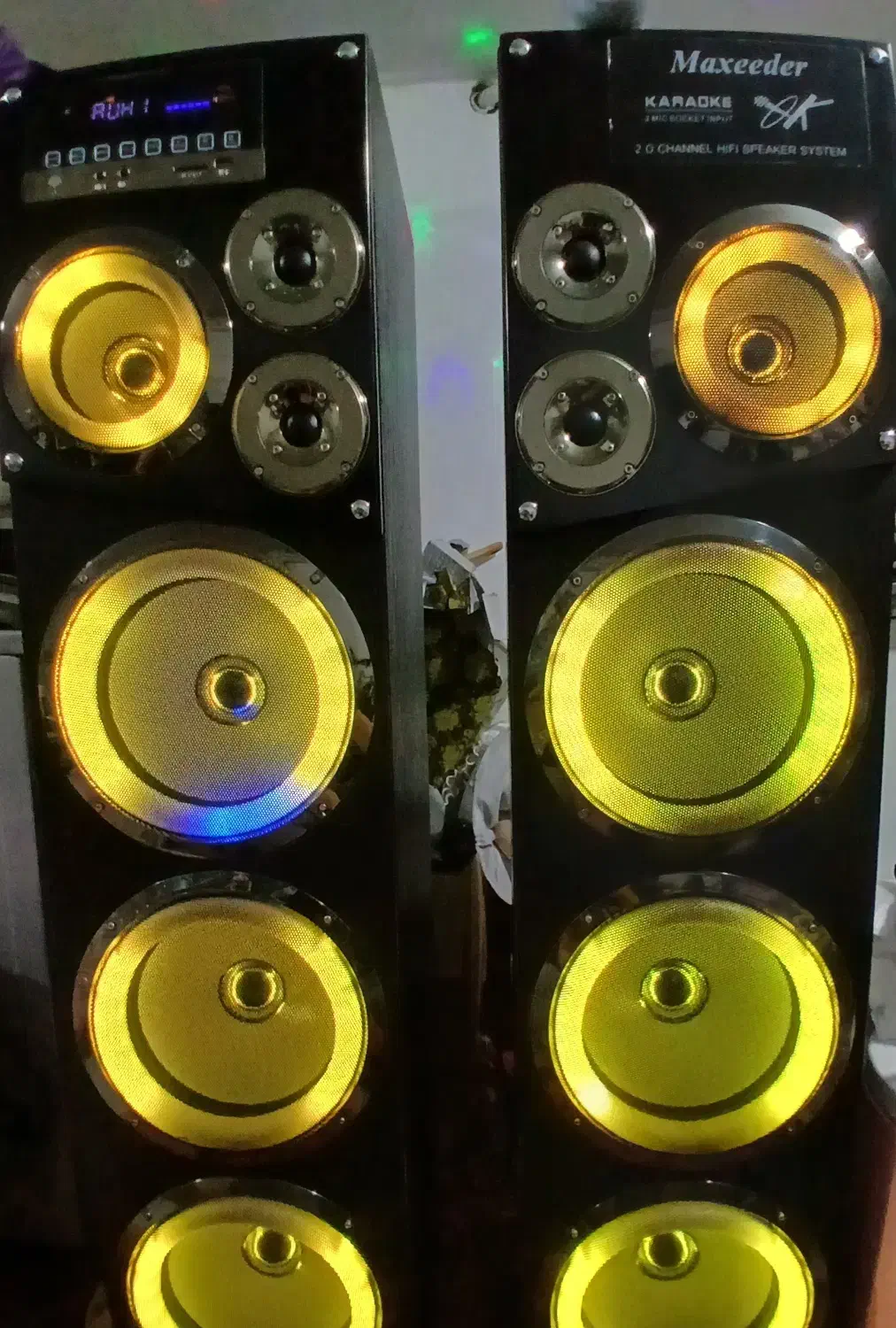 سینما خانگی مکسیدر با رقص نور و میکروفون و کنترل|سیستم صوتی خانگی|مشهد, شهرک مطهری|دیوار