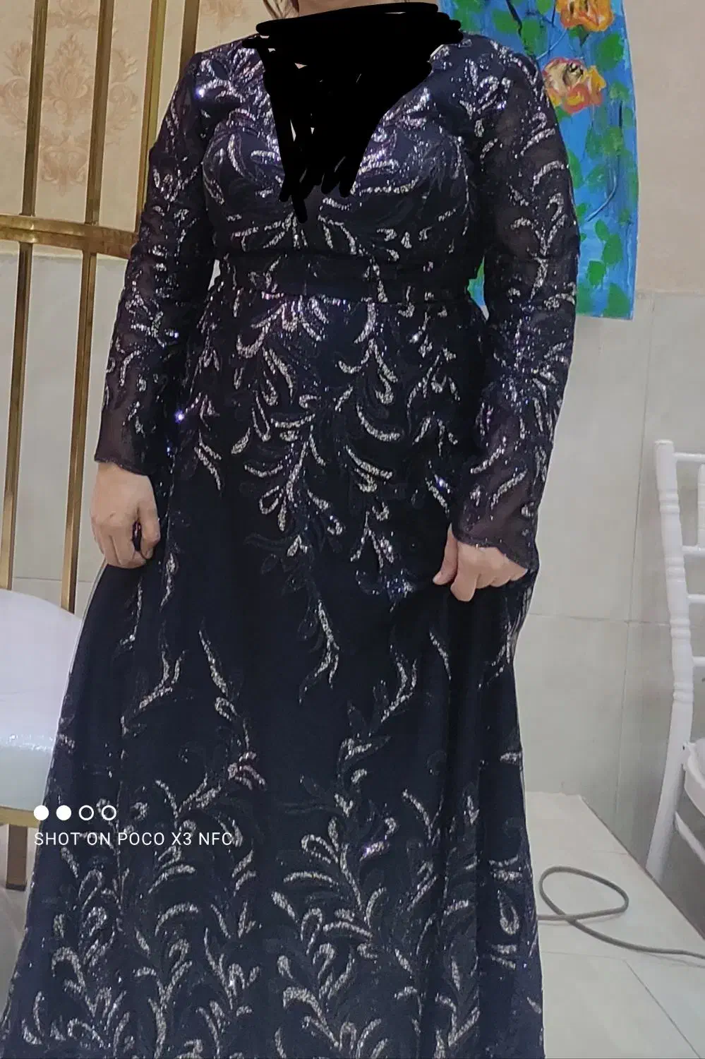 لباس مجلسی سنگ دوزی۴۶تا۴۸|لباس|همدان, |دیوار