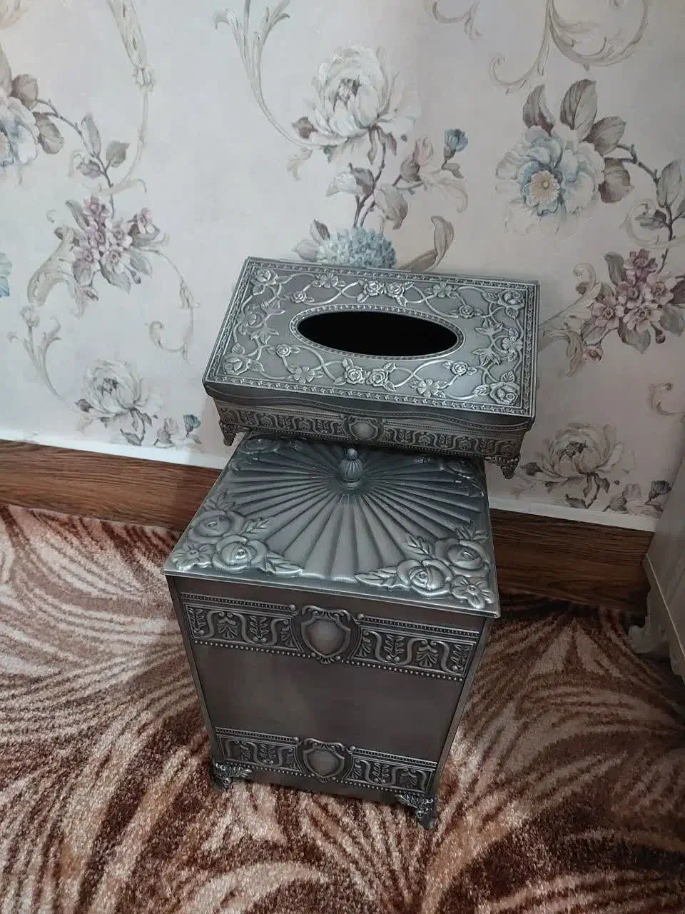 سطل و جا دستمالی|صنایع دستی و سایر لوازم تزئینی|اشتهارد, |دیوار