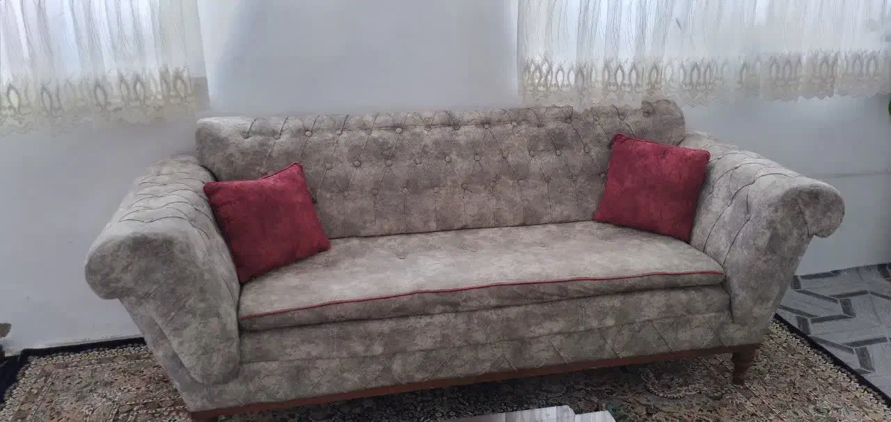 یک دست مبل 8نفره تمیز سالم بدون شکستگی نهبندان|مبلمان خانگی و میز عسلی|نهبندان, |دیوار