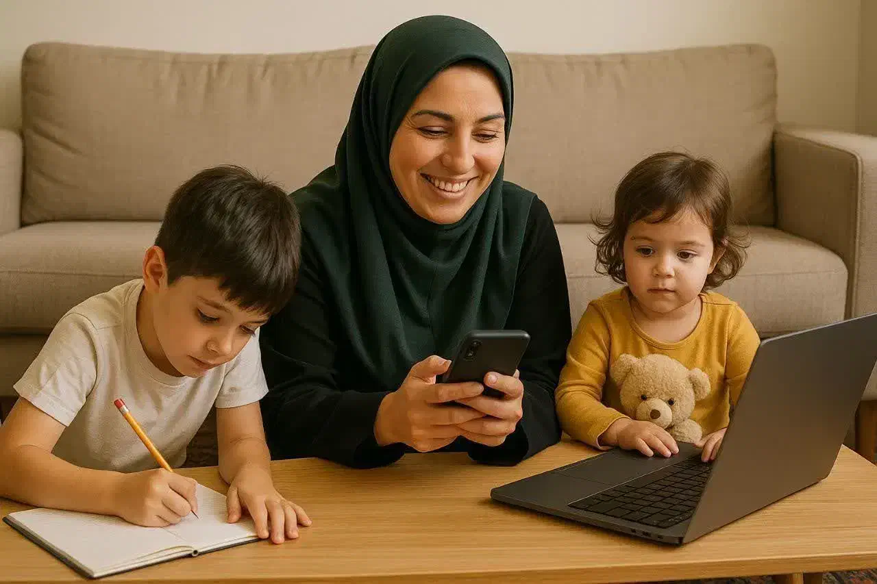 کار درمنزل با گوشی مخصوص بانوان|استخدام بازاریابی و فروش|رودبار (کرمان), |دیوار