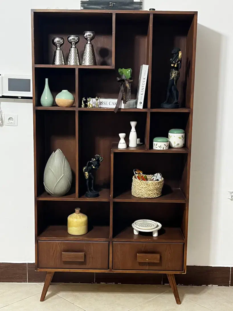 بوفه،کتابخانه|کتابخانه، شلف، قفسه‌های دیواری|رفسنجان, |دیوار