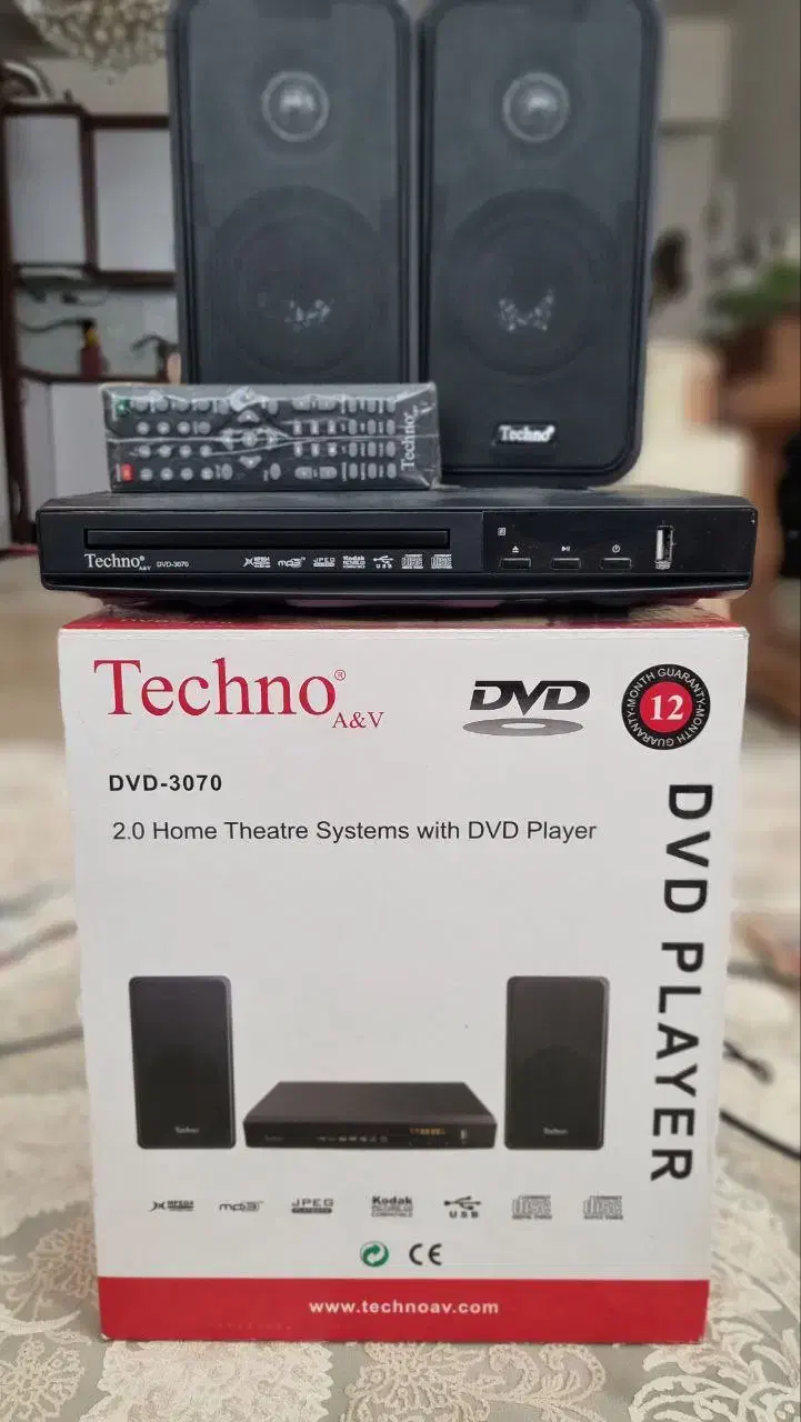 دی وی دی تکنو|پخش‌کننده DVD و ویدیو|مشهد, امیریه|دیوار