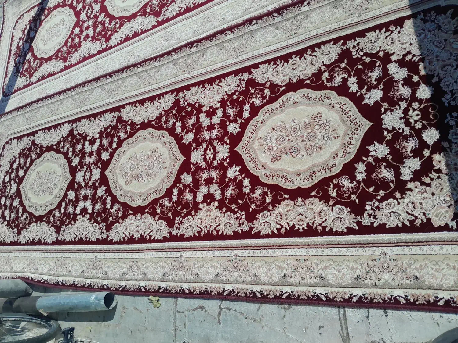 قالی ۱ونیم در۴ متر تمیز شسته شده|فرش|کامیاران, |دیوار