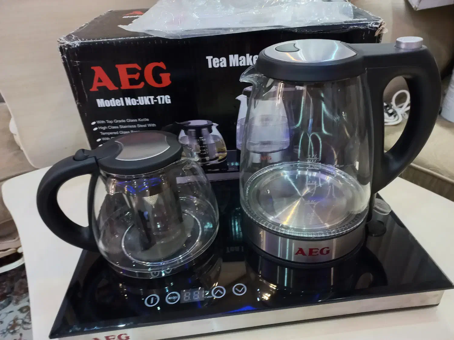 چای ساز AEG کنارهمی|سماور، چای‌ساز، قهوه‌ساز|مشهد, زمرد|دیوار