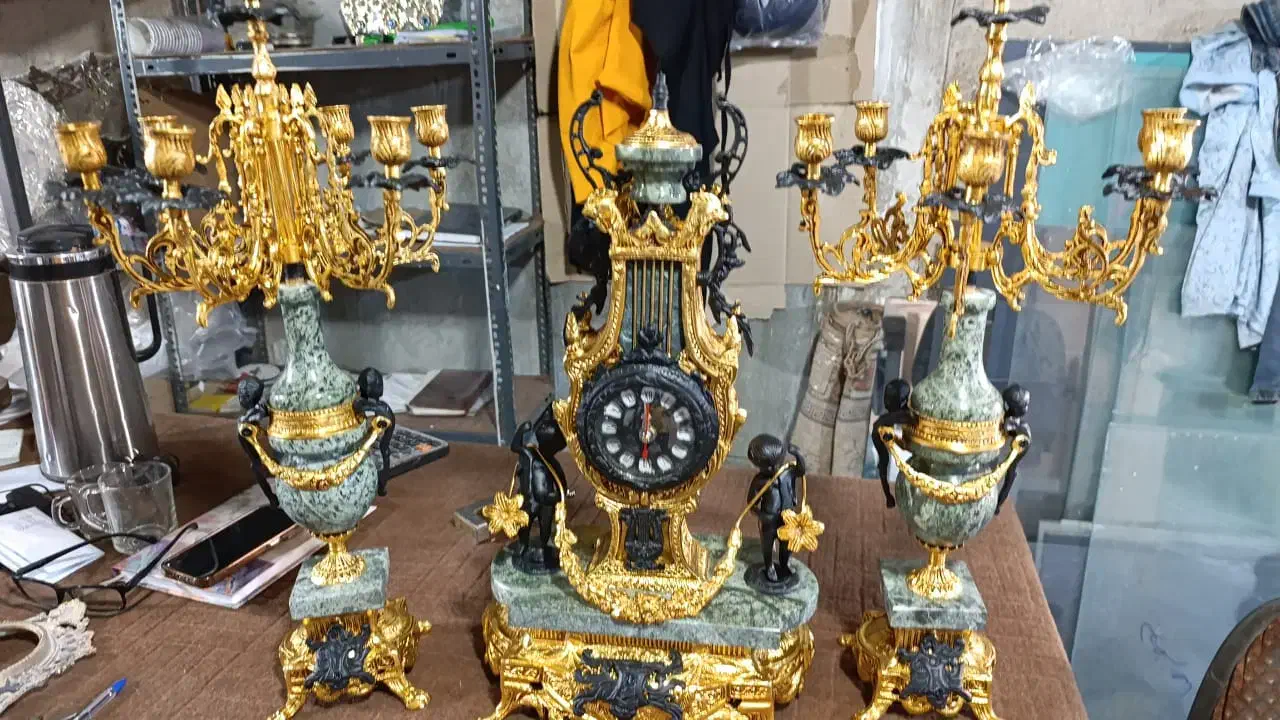 ساعت شمعدان خروسی|صنایع دستی و سایر لوازم تزئینی|تهران, شهرک رضویه|دیوار