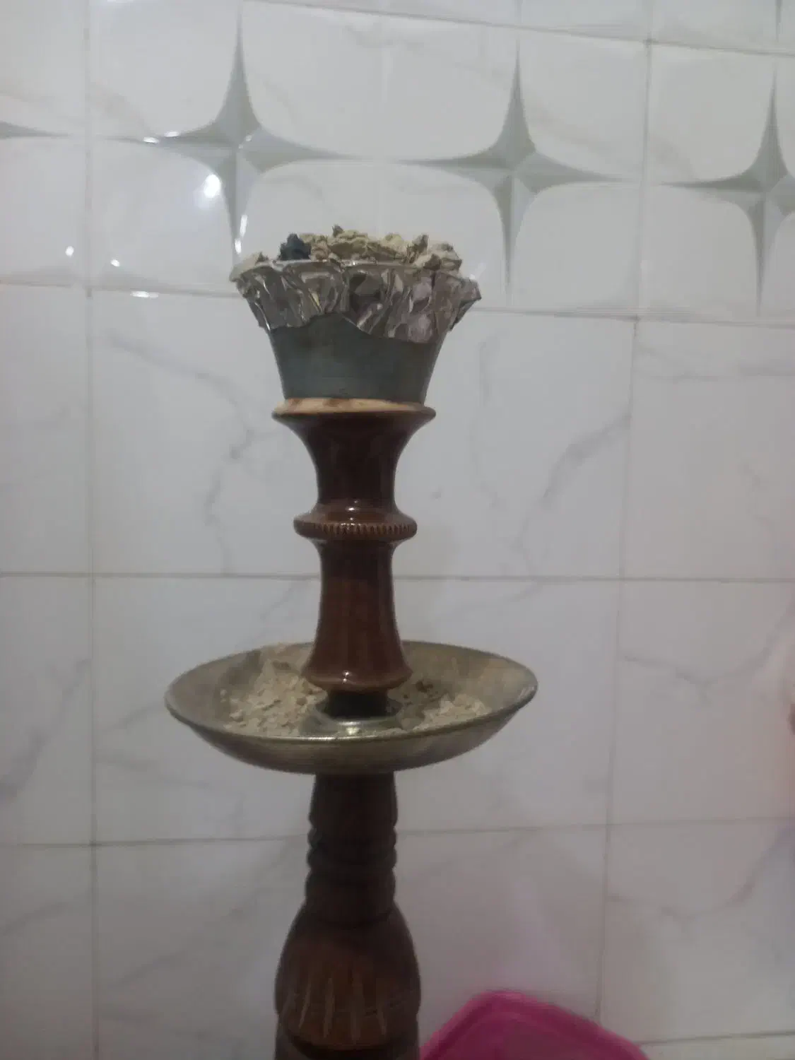 قلیان چوبی|صنایع دستی و سایر لوازم تزئینی|خوشاب, |دیوار