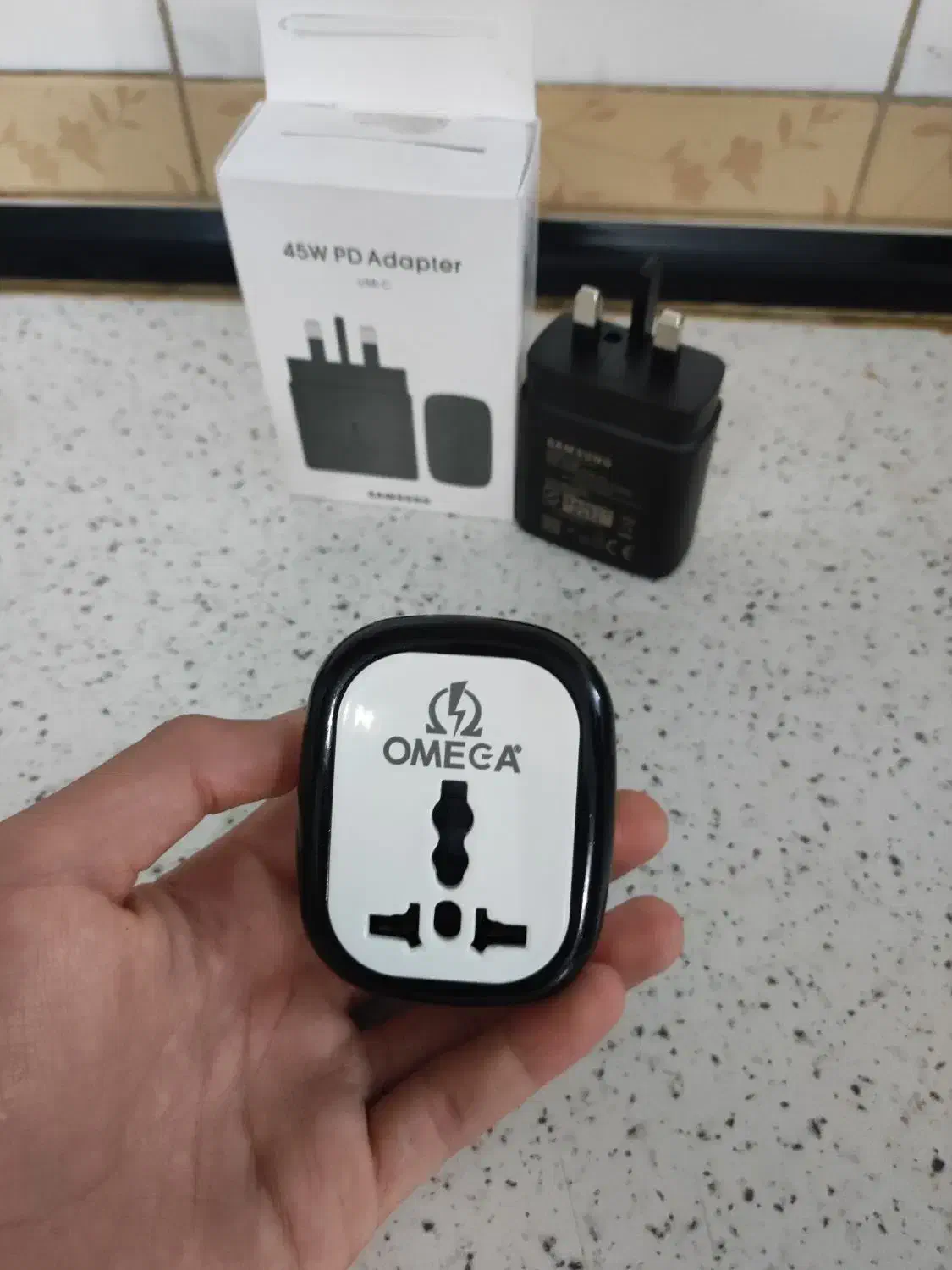 شارژر ۴۵وات اورجینال اصل|لوازم جانبی موبایل و تبلت|رباط‌کریم, پیغمبر|دیوار