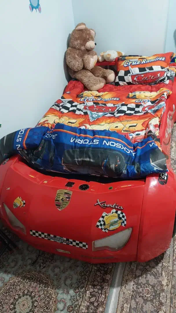 تخت ماشینی مدل فراری|تخت و صندلی بچه|یاسوج, |دیوار