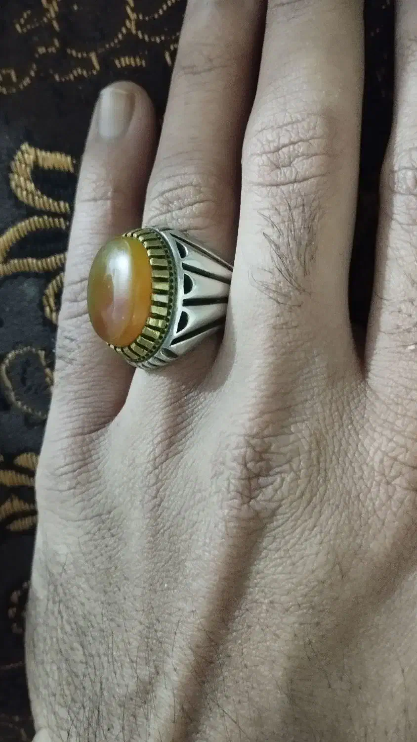 انگشتر عقیق پرتقالی|جواهرات|زابل, |دیوار