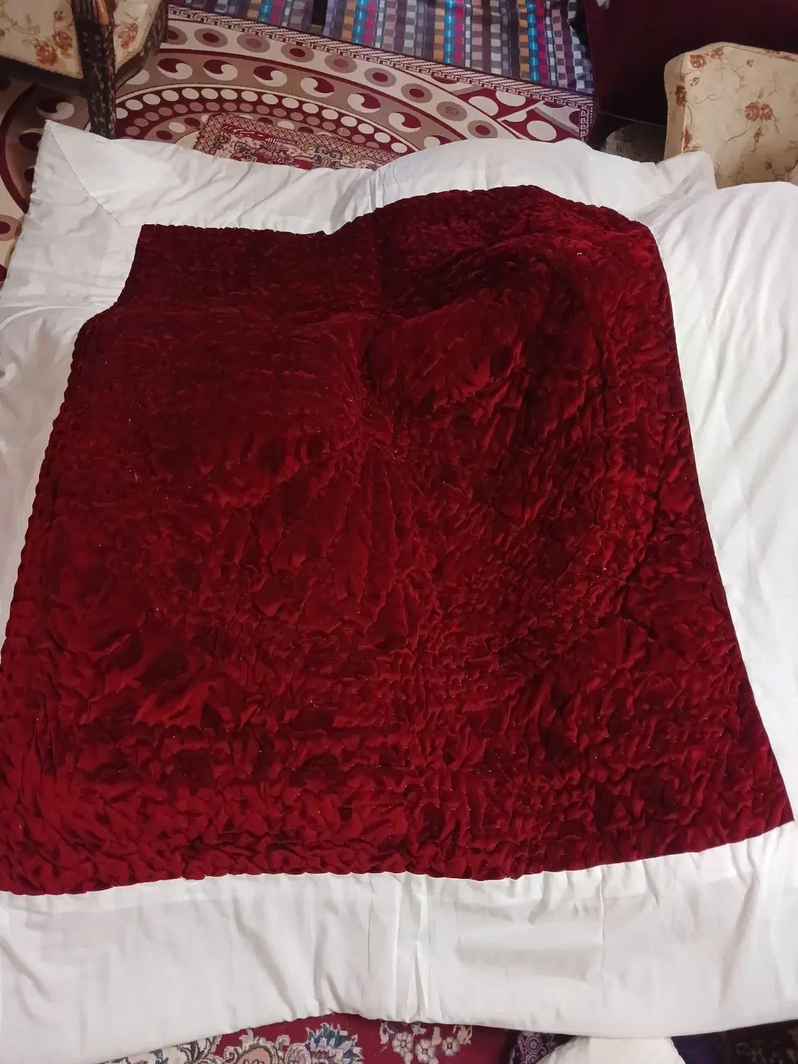 لحاف مخمل نو|رختخواب، بالش، پتو|برخوار, |دیوار