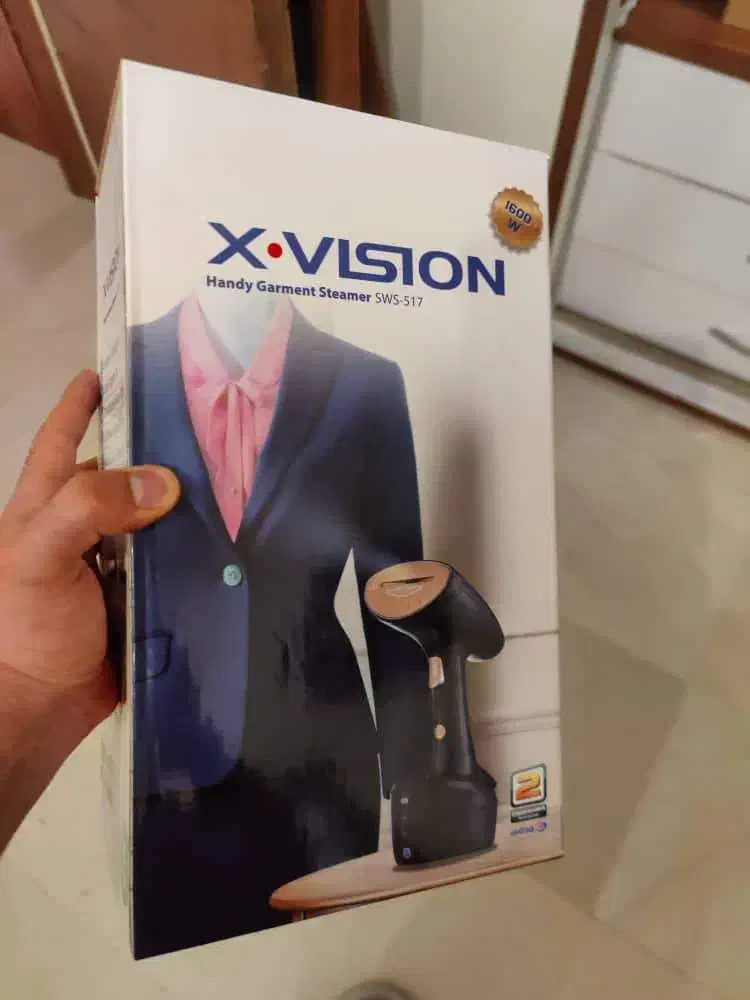 بخارگر ۱۶۰۰ وات ایکس ویژن مدل SWS-517|اتو و لوازم اتو|تهران, ونک|دیوار