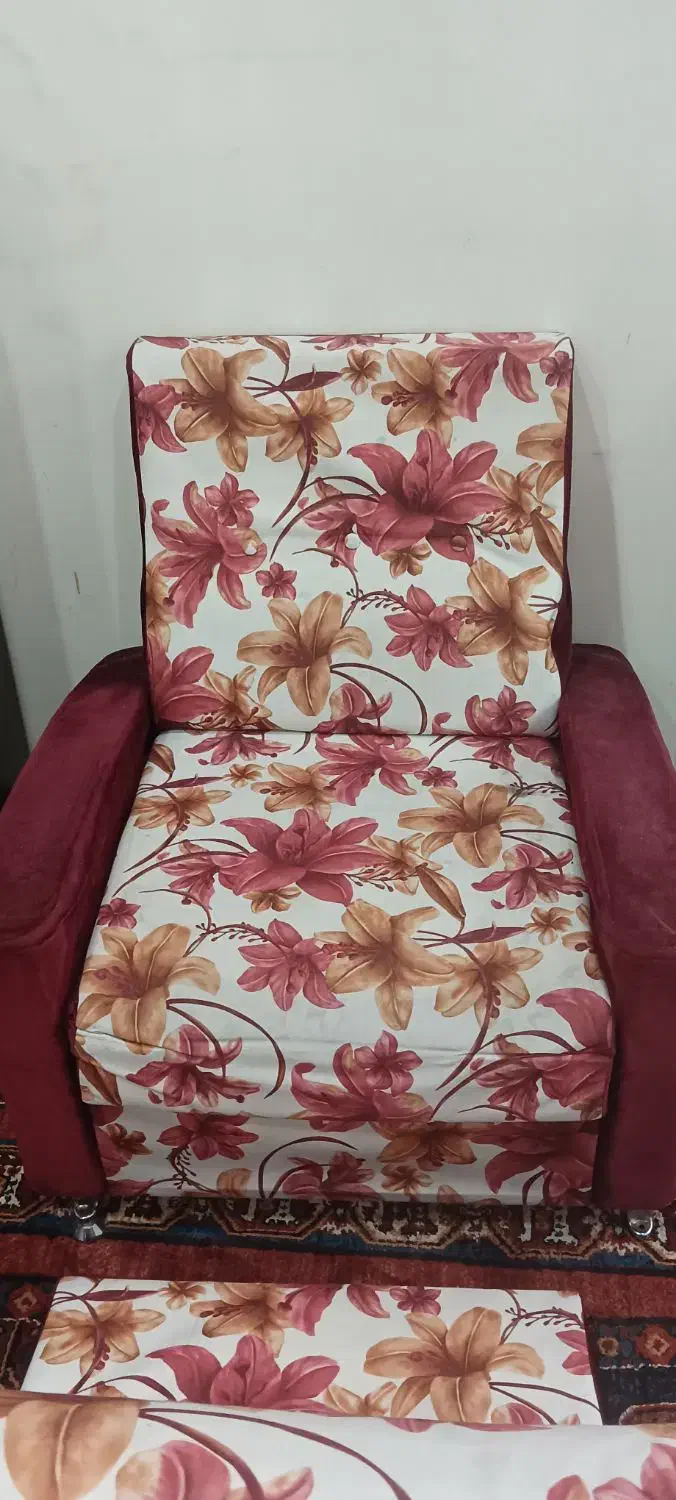 مبل تک نفره 2 عدد|مبلمان خانگی و میز عسلی|تهران, حکیمیه|دیوار