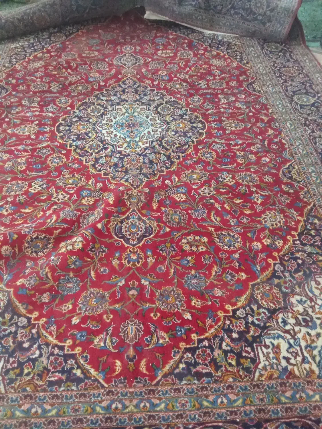 فرش دست بافت 12متری|فرش|قم, خاکفرج|دیوار