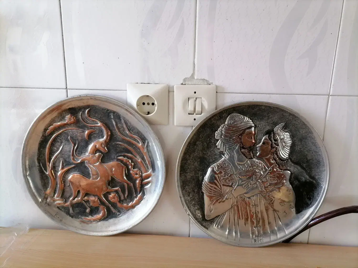 بشقاب مسی|صنایع دستی و سایر لوازم تزئینی|زنجان, |دیوار