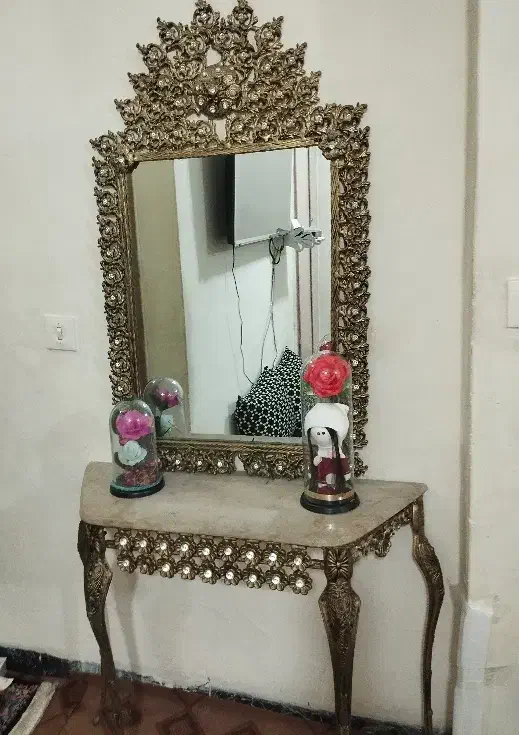 آینه کنسول طرح برنز|بوفه، ویترین، کنسول|کرمانشاه, |دیوار