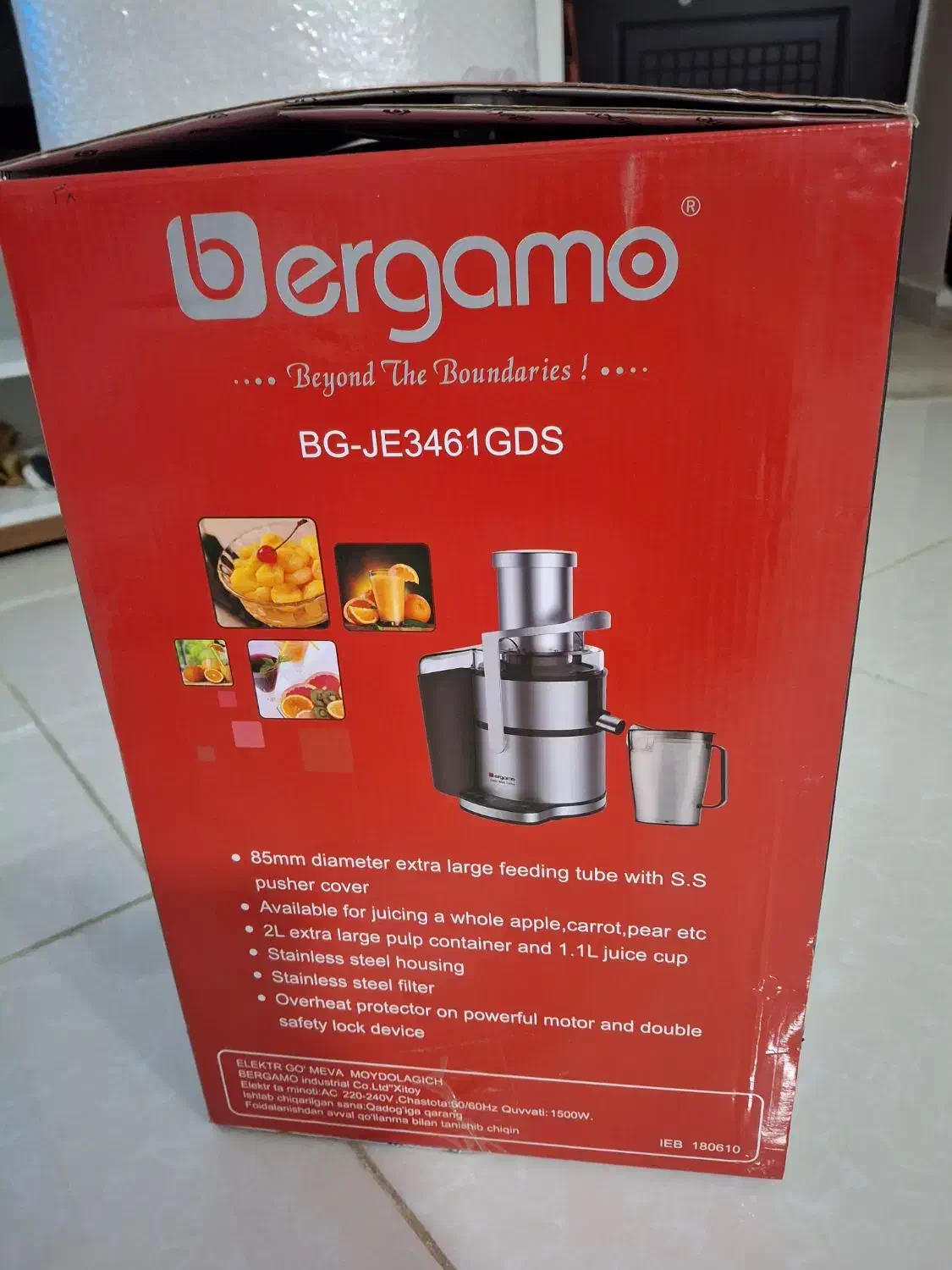 آبمیوه گیری تک کاره برگامو سفارش ترکیه|آبمیوهگیر و آبمرکباتگیر|بندرعباس, |دیوار