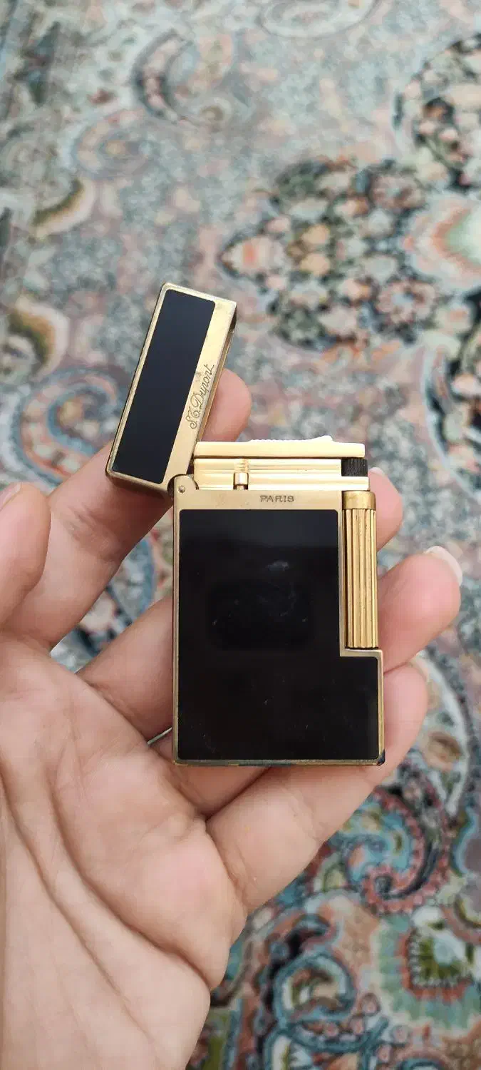 فندک آنتیک اصلی قدیمی با کیف چرم|کلکسیون اشیاء عتیقه|تهران, جوادیه|دیوار