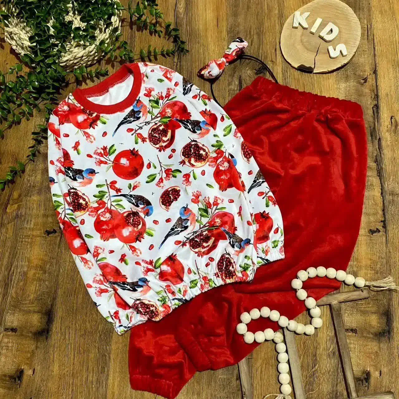 لباس یلدایی بچگانه سایز۴۵و۶۰|لباس|قرچک, مهدیه|دیوار