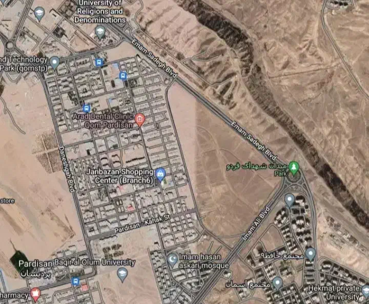 زمین شهرک سازان|فروش زمین و ملک کلنگی|قم, پردیسان|دیوار